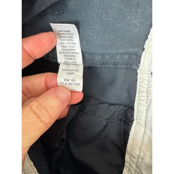 Y2K 2005 Banana Republic Martin Low-Rise Pants Career Tab Black Size 0 - Picture 9 of 9